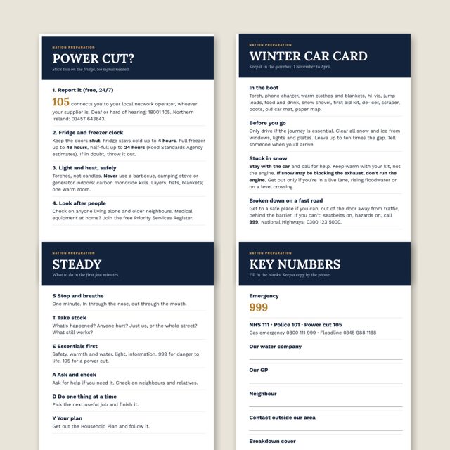 Steady Card set